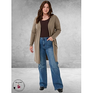 KAFFE CURVE Vest Farsia Morel 